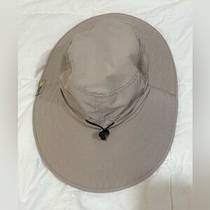 Women's/Mens Beige Outdoor Hat Sun Protection Zone